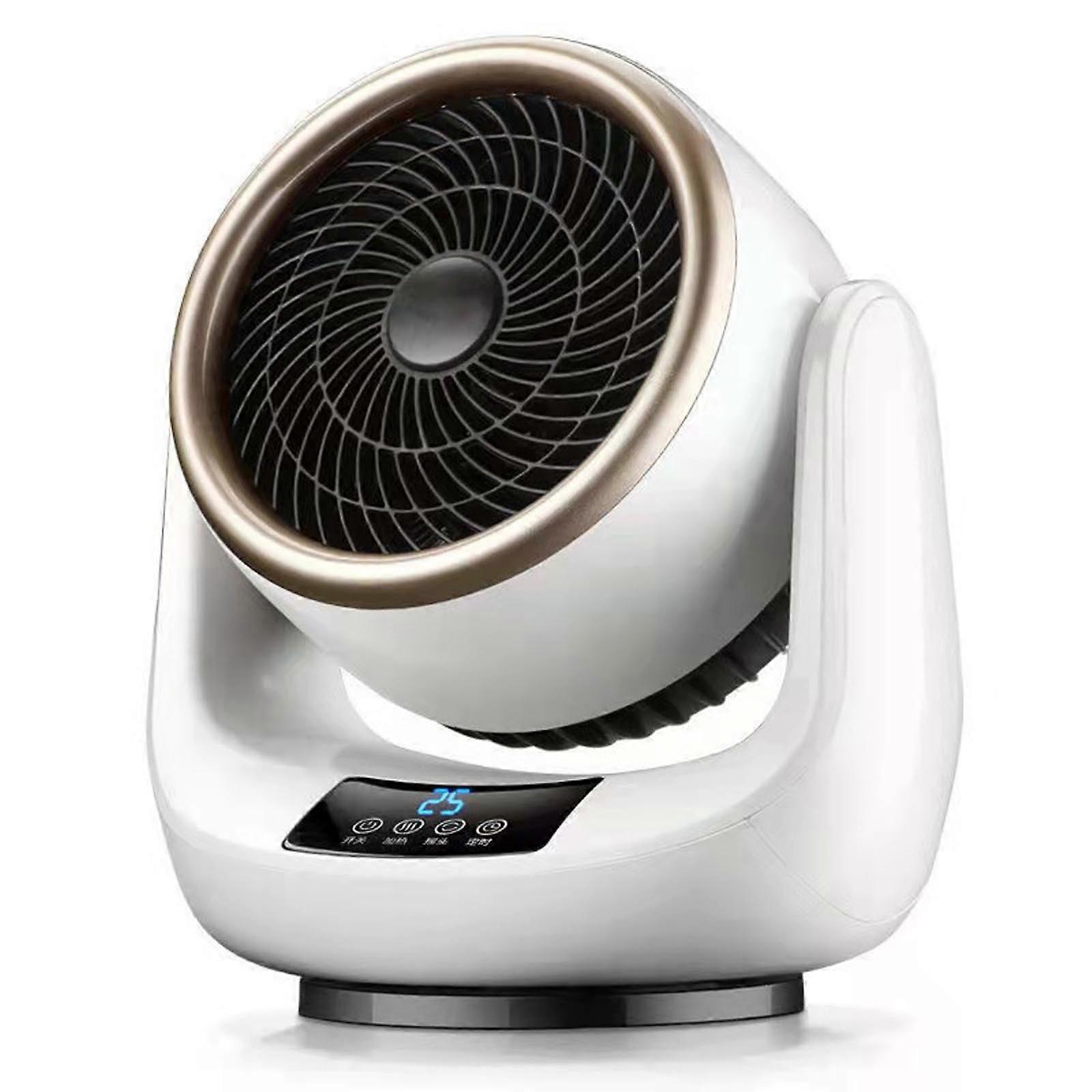 Compact Space Heater with Remote, Compatible with Smart Control, Rotating & Portable for Indoor Use, Bedroom, Christmas Gift