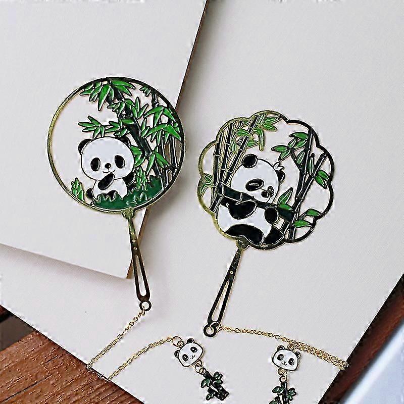 2 pieces panda bookmarks, bookmarks, reading bookmarks