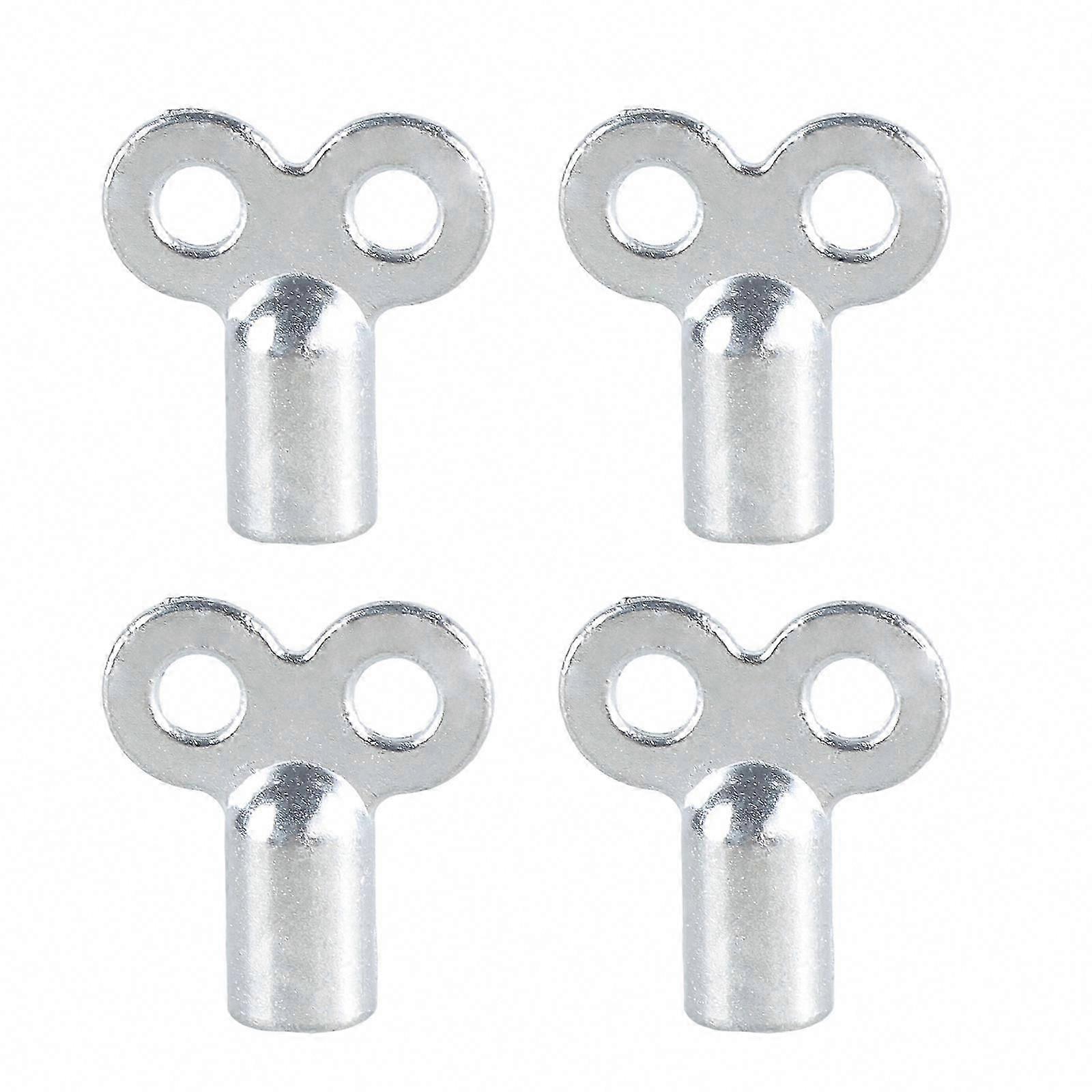 4-Piece Radiator Bleeder Wrench Set, Square Socket Key for Easy Venting & Noise Reduction in Tight Spaces
