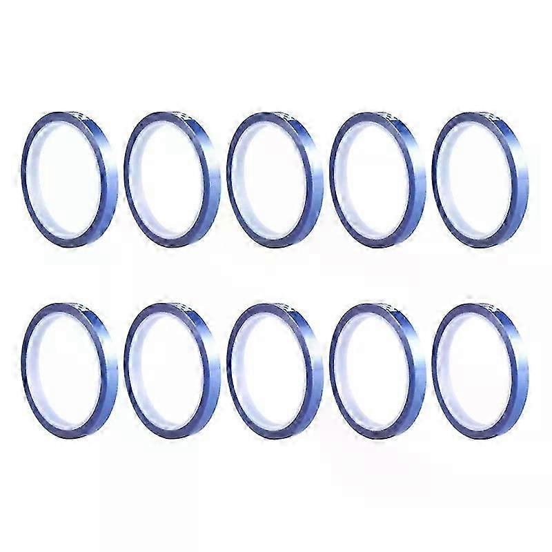 10 Rolls Heat Tapes Sublimation Blanks Thermal Tape No Residue Tape Up To 260Celsius For Heat Sublimation Press