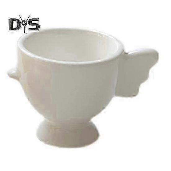 New look Egg Holder with Enhanced Base - Delicate Makeup Sponge Stand Ceramic Shape