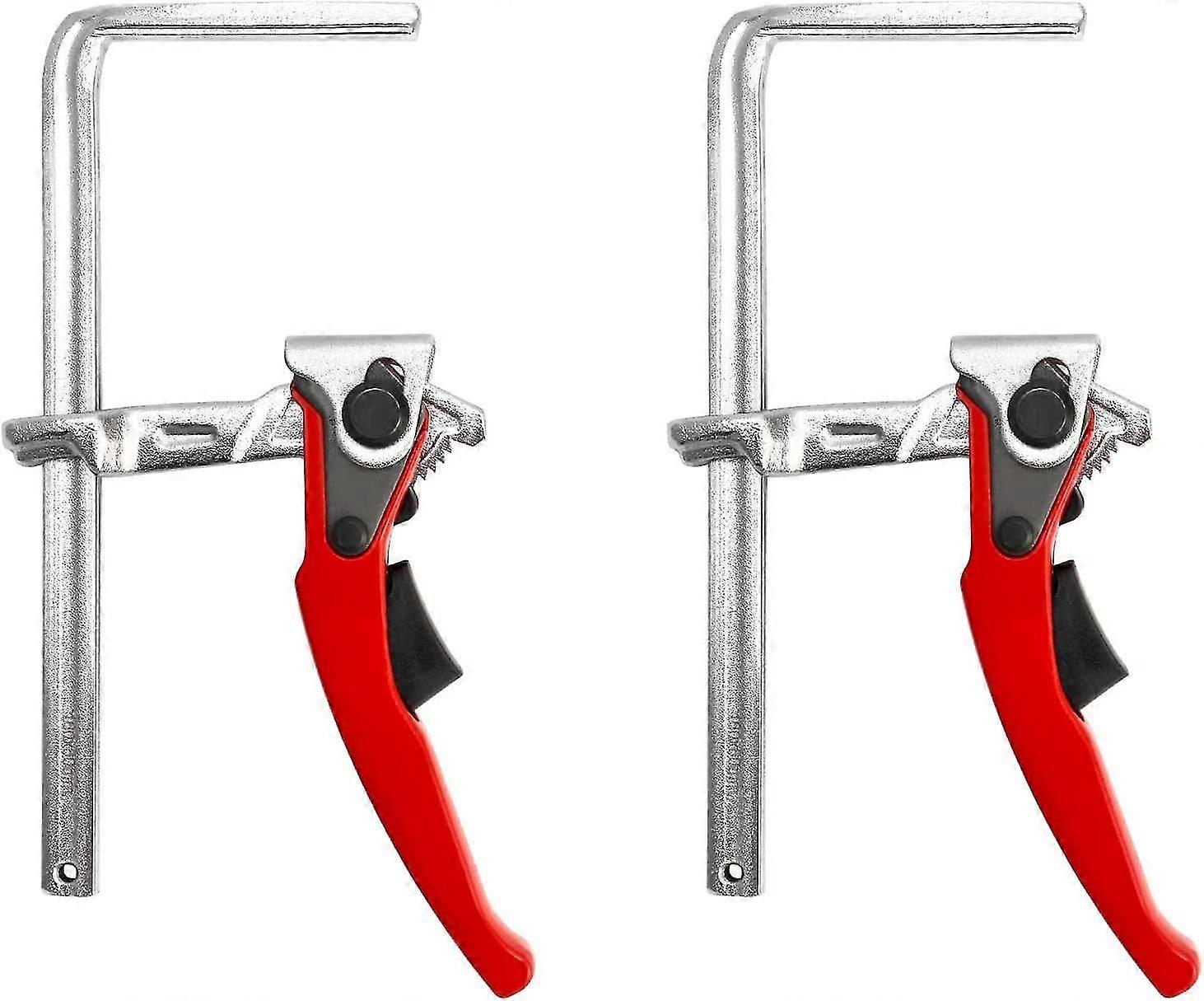 2 Pack Quick Release Bar Clamp With 6-5/16" Capacity And 2-5/16" Throat Depth