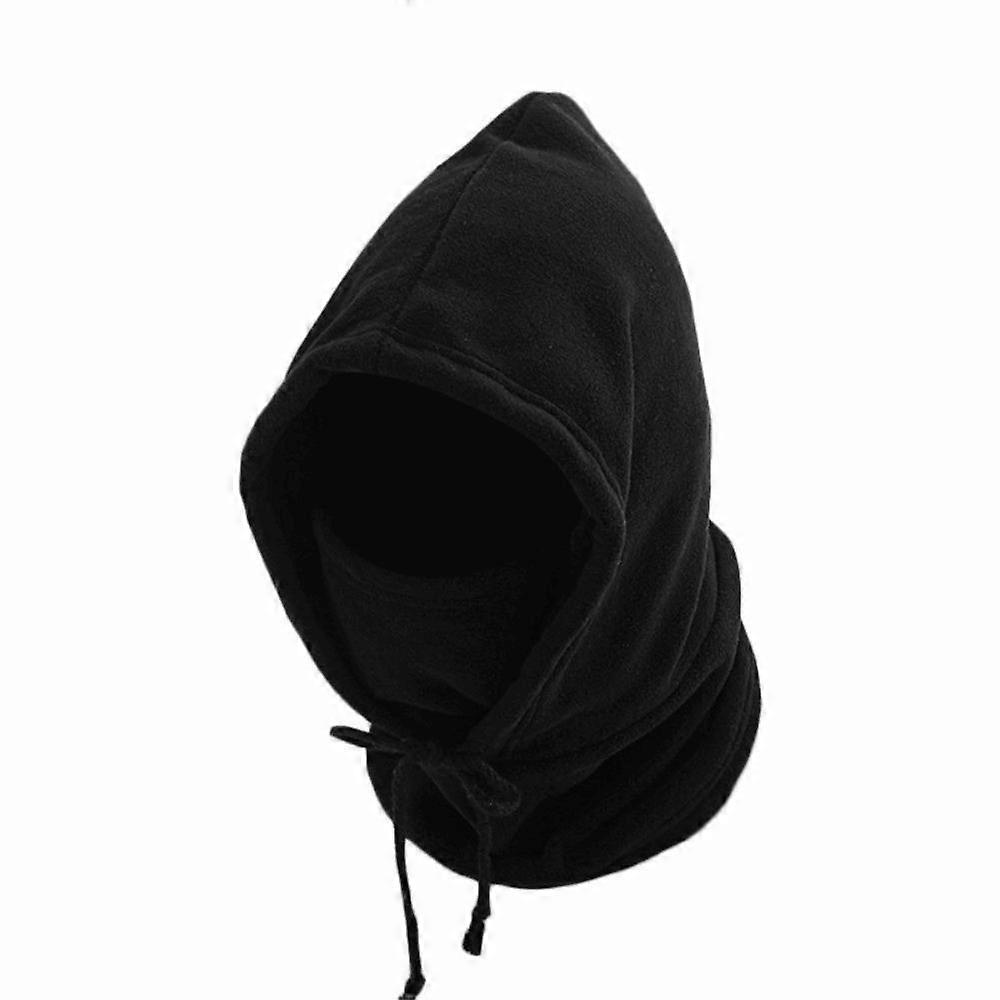 with Drawstring Adjustable Plush Hood Windproof Cold-proof Warm Cap  for Autumn and Winter