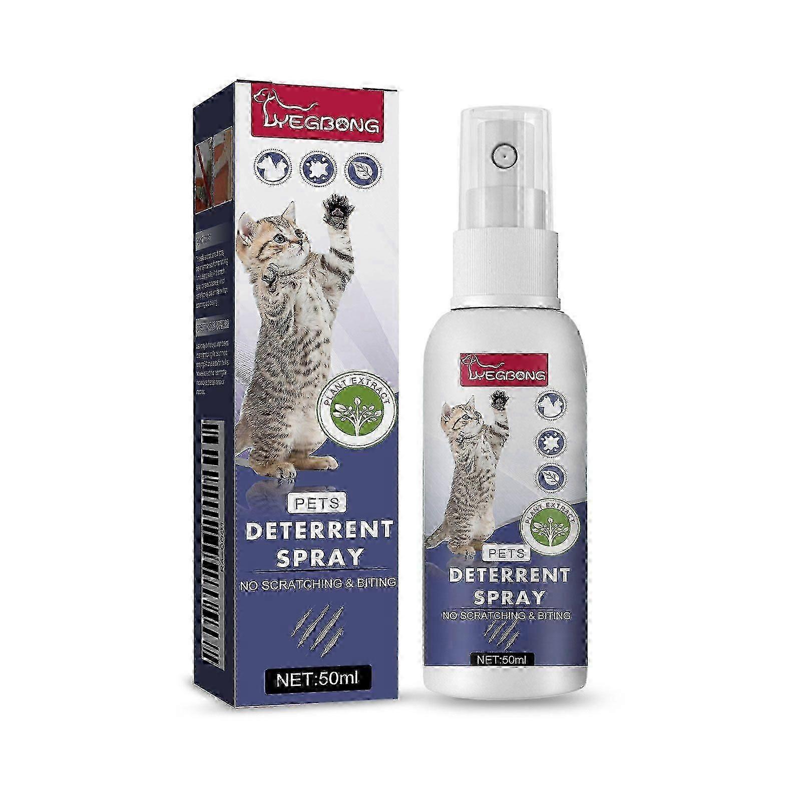 Yegbong pet scratch-proof spray set up for restricted area to remove spray cat and dog scratch door sofa anti-scratch bite