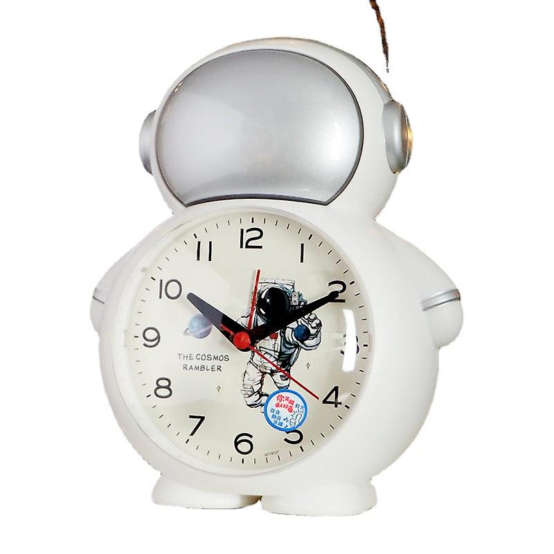 Spaceman Creative Children's Alarm Clock Cartoon Student Astronaut Alarm Clock Timing Function Children Cute Scan Seconds