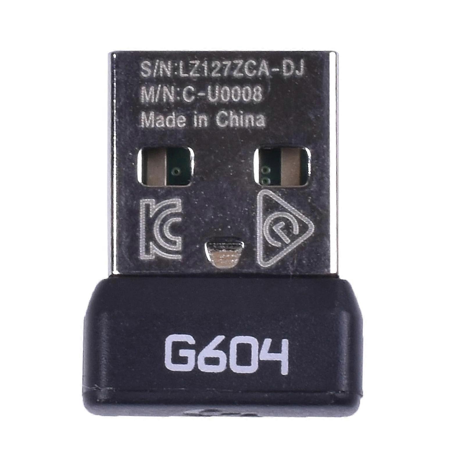 Shock Resistant Mouse Receiver Signals Transmitter for G604 Mouse Metal Frame Quick Installation USB Adapters Multicolor