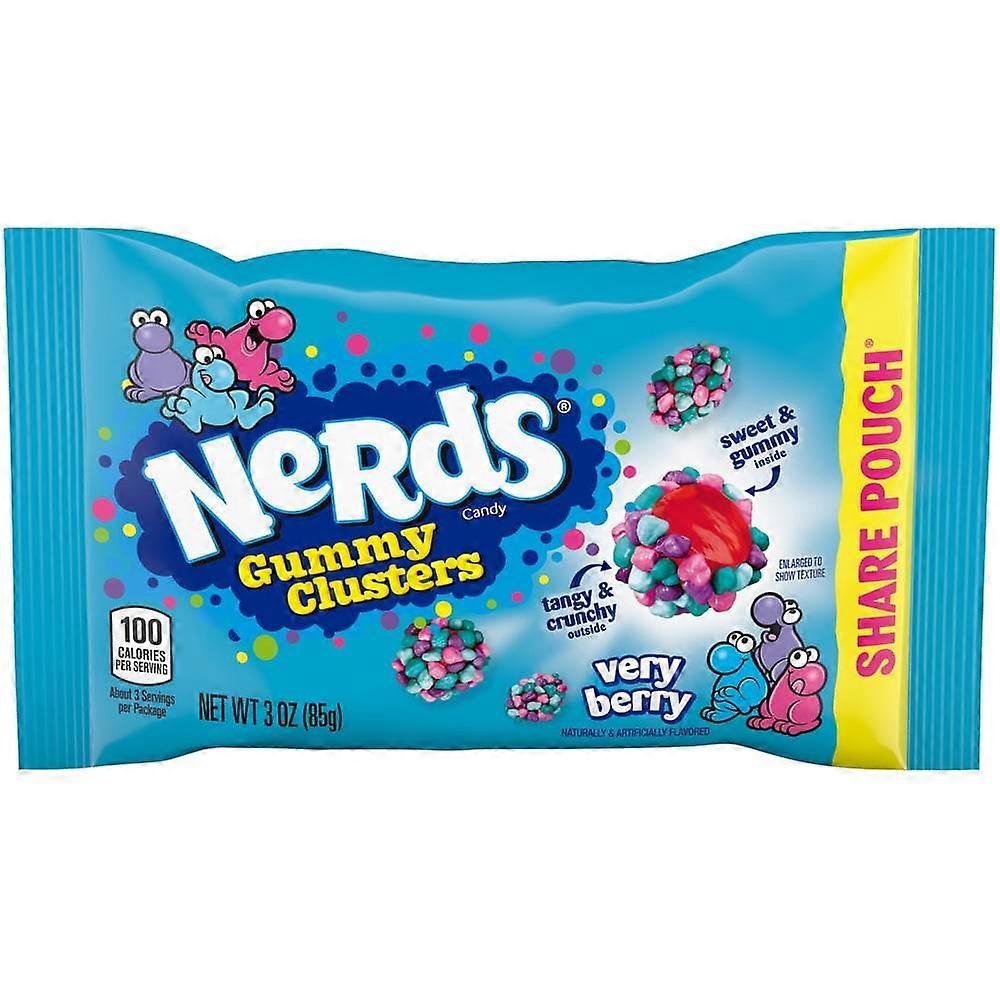 Nerds Gummy Clusters, Very Berry, 3 Oz