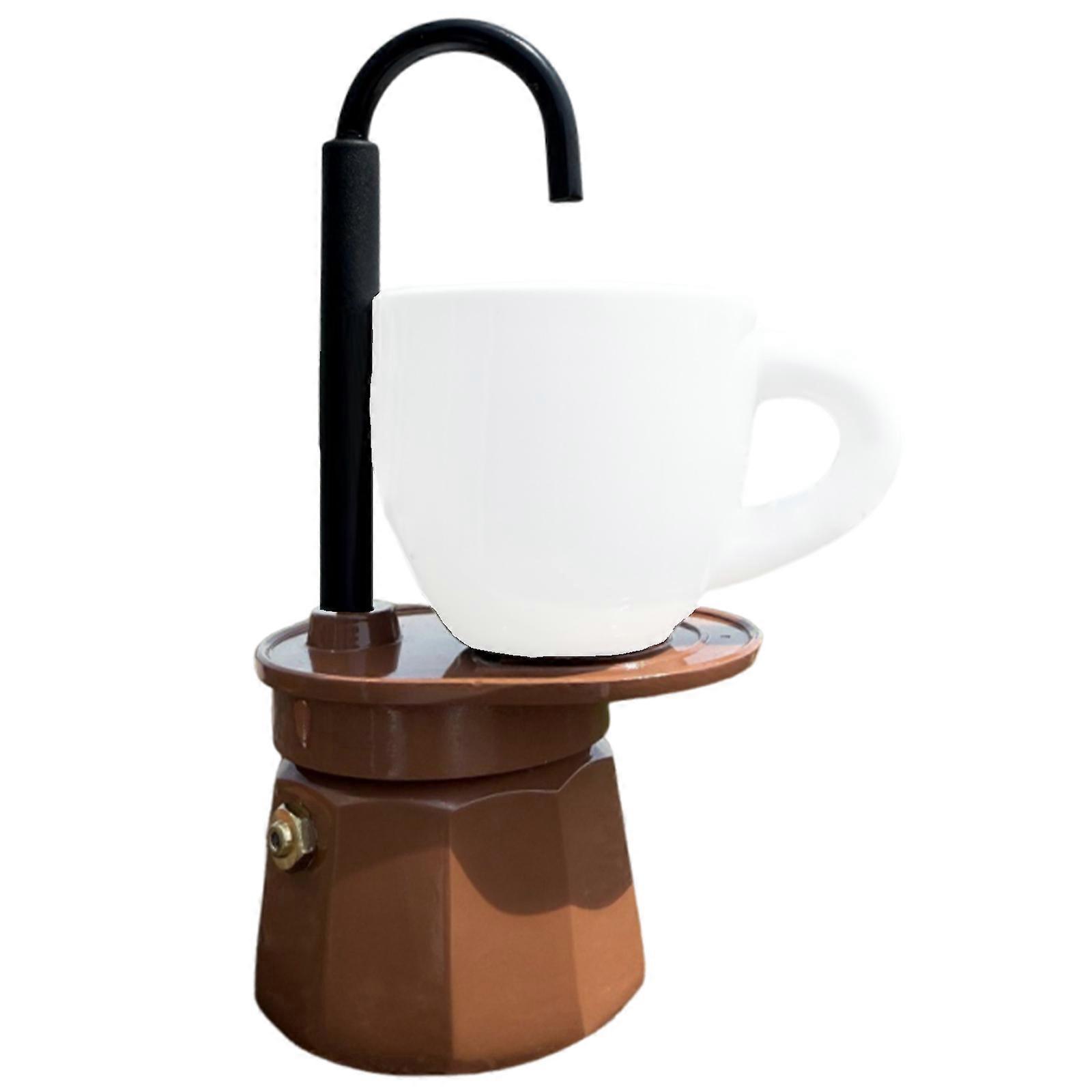 Space Saving 50ml Coffee Coffee Pot Efficient Brewing System Home Outdoor Use  moussemoka