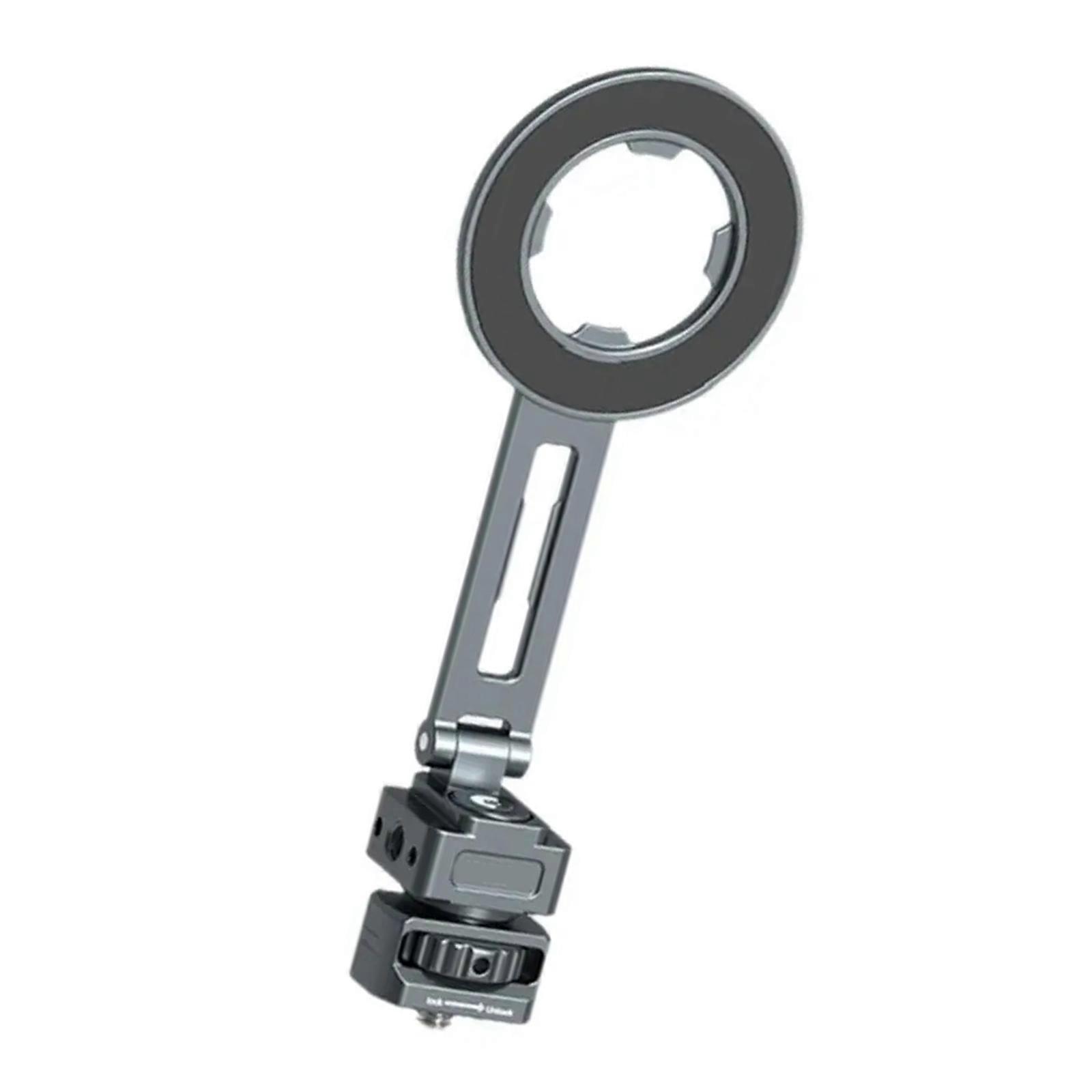 Universal Magnetic Phone Clip With Foldable Design Cold Shoe Mount Stand For Camera Accessories Horizontal/Vertical Use Multicolor