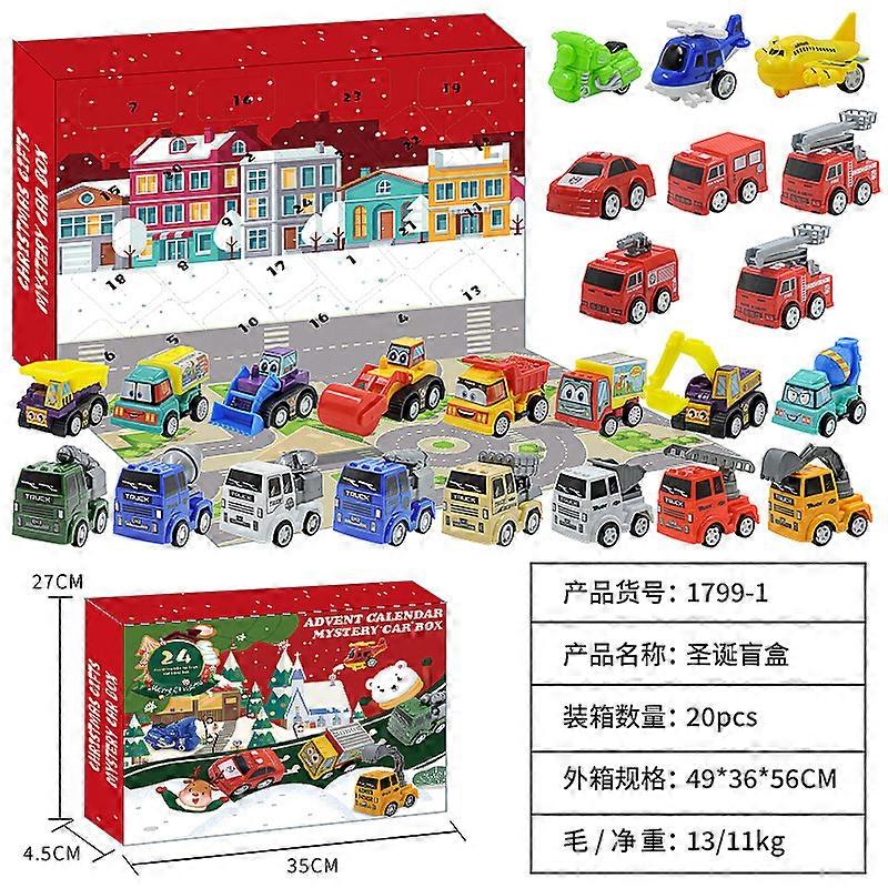 Christmas Countdown  24 Advent Calendar, Blind Boxy766