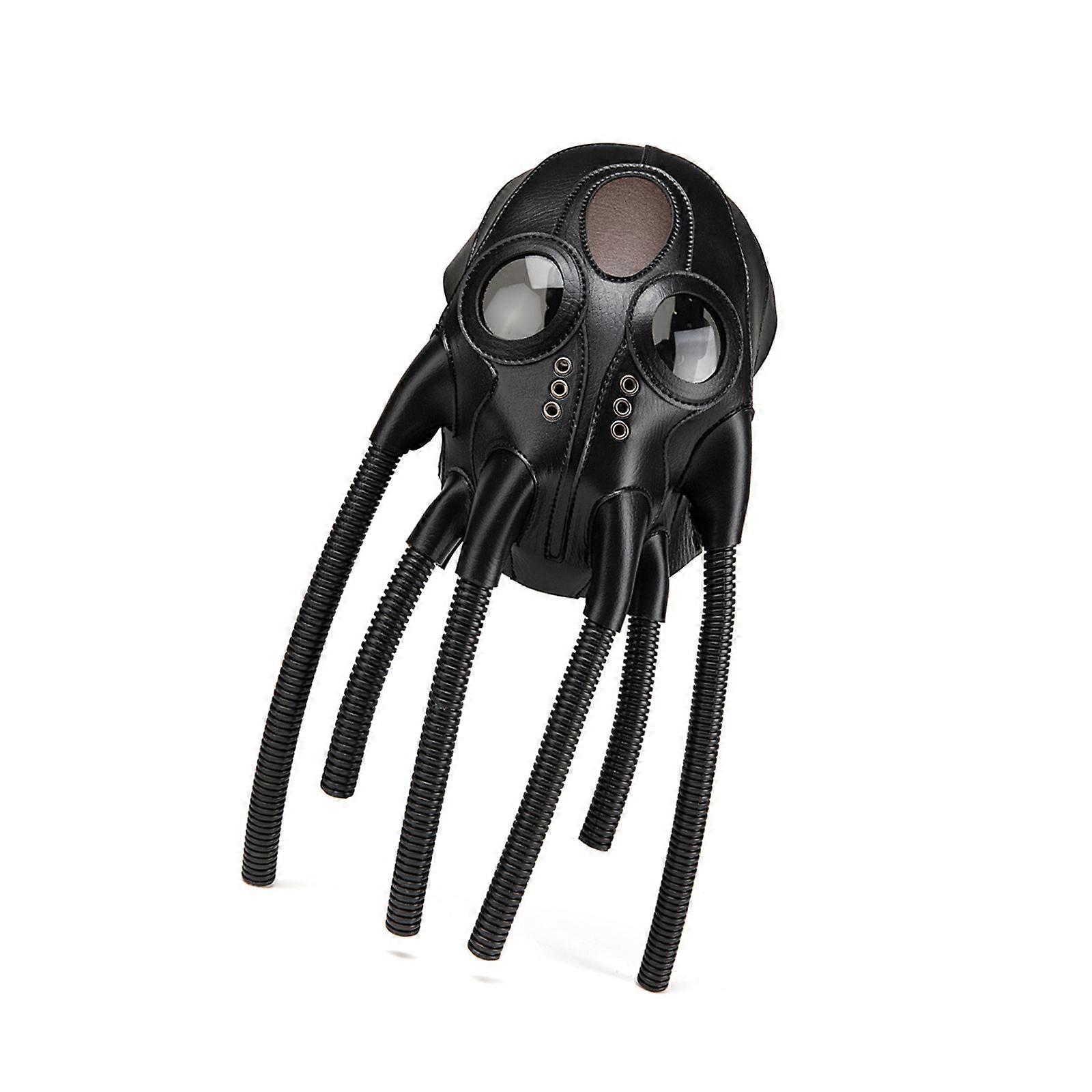 Retro Steampunk Flying Cap With Adjustable Cord Motorcycle Eyewear Costume Accessory For Themed Parties Halloween Use Multicolor