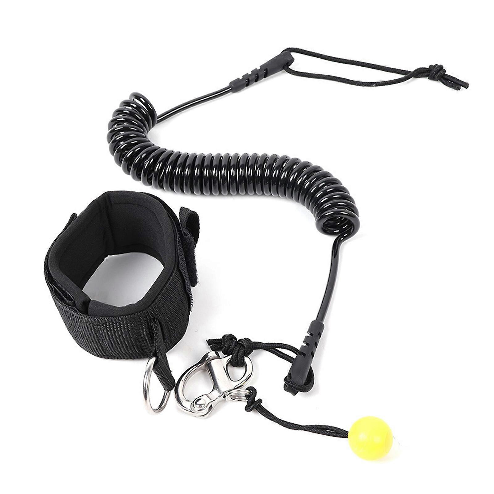 Quickly Release Leashes High Elasticities Safety Rope with Thickened Spring Cord for Paddles Board Water Sport Multicolor