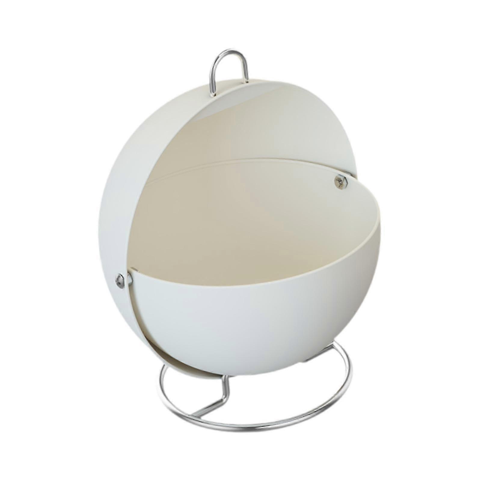 Spherical Roll Storage Container 25cm for Kitchen Counter Serving and Food Organization