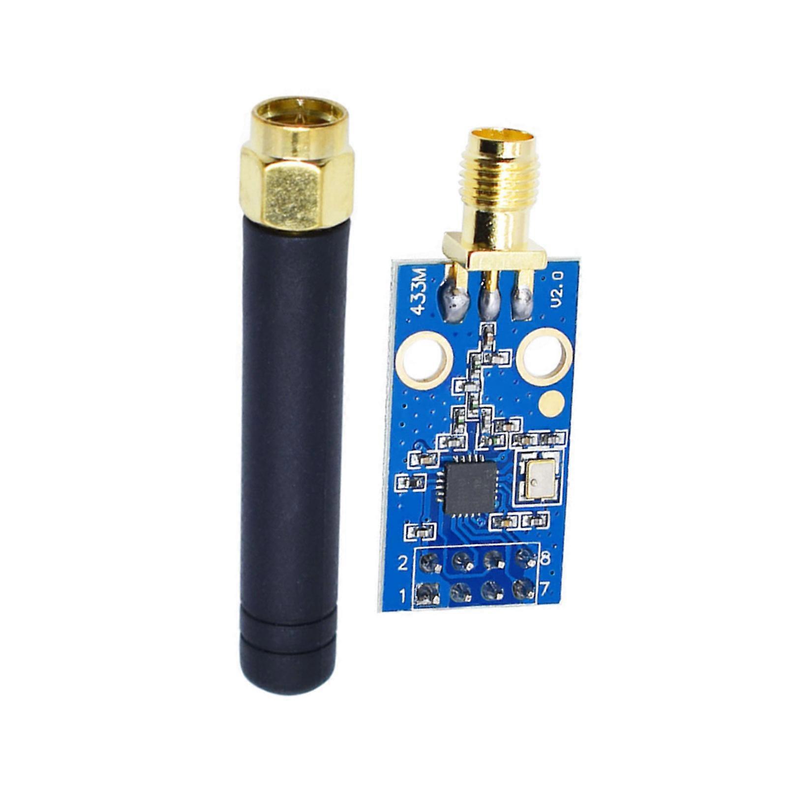 Temperature Resistant RF Module CC1101 433MHz Wireless Module With SMA Antennae Wireless Transceiver Module Accessories Multicolor