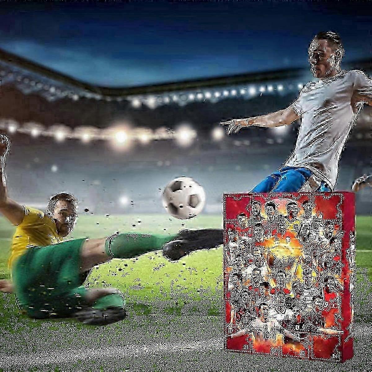 2025 Football Advent Calendar, 2025 World Cup Advent Calendar, 24 Day Christmas Countdown Calendar includes 24 basketball accessories for fa