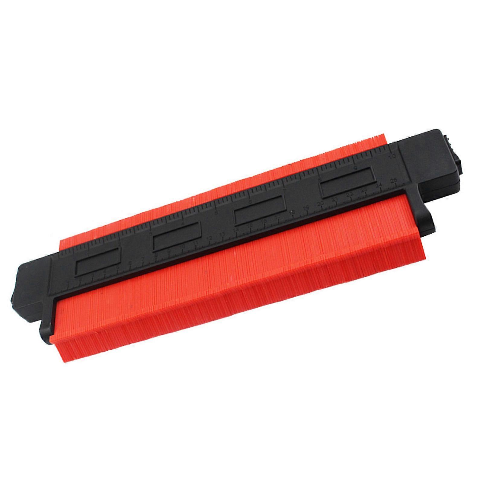 Construction Ruler Scribe Tool Gauge Woodworking Profile Tool Irregular Shape Duplicator for Corner Flooring Multicolor