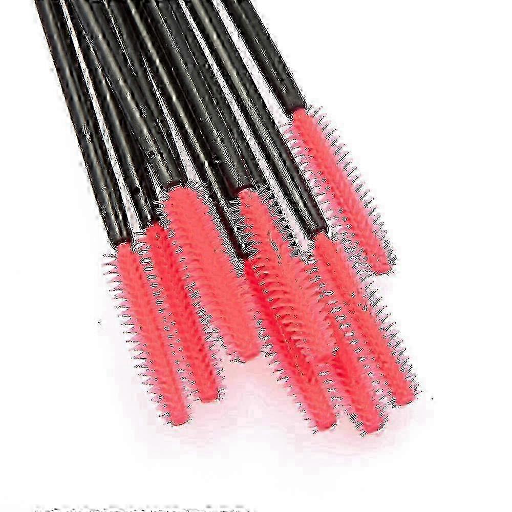 50pcs Professional Mini Silicone Head Lash Brush Pack Black Tower Shape Brush One-off