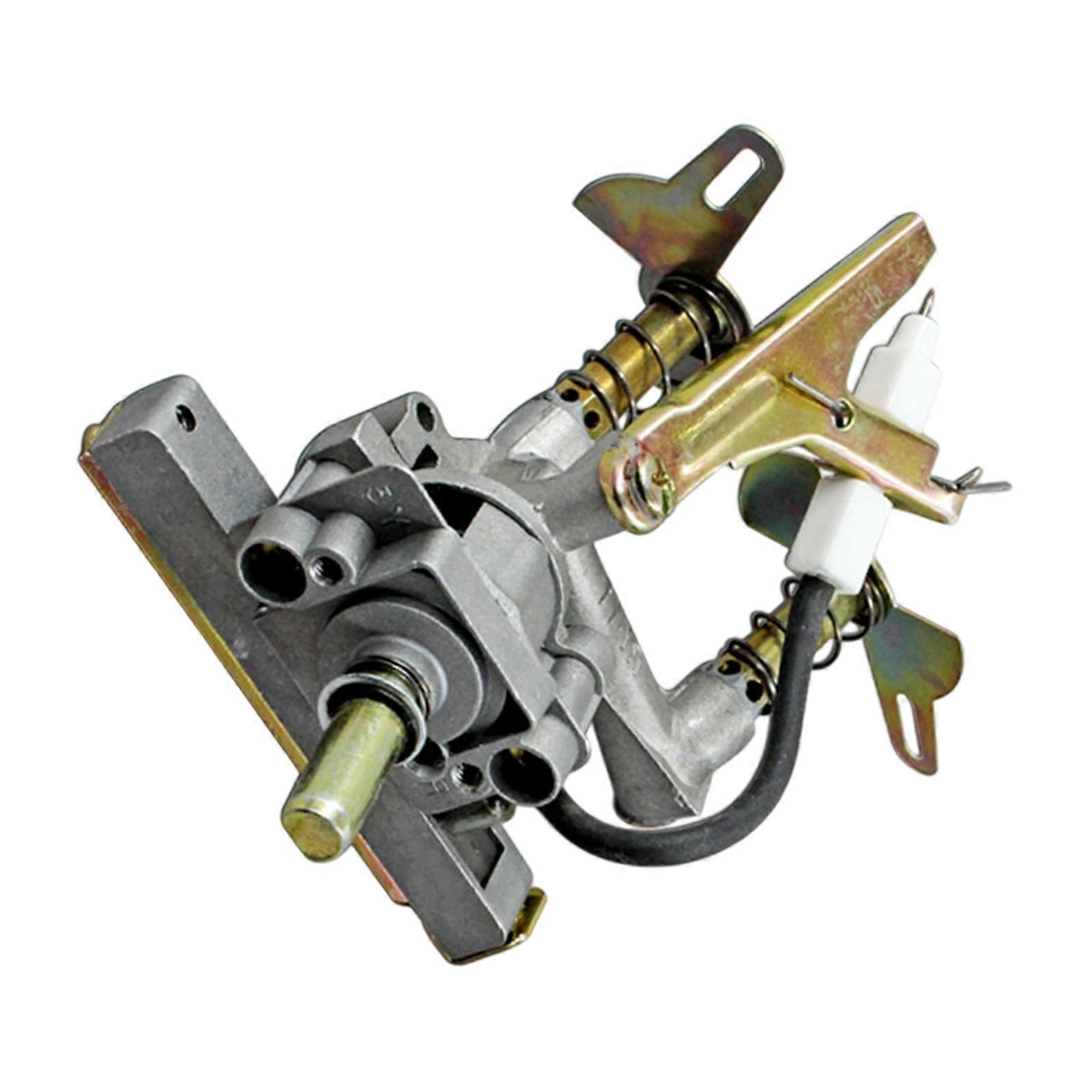 Efficient Double Stove Gas Stove Igniting Change Assembly With Permanent Bronze Building For Scullery Use Multicolor