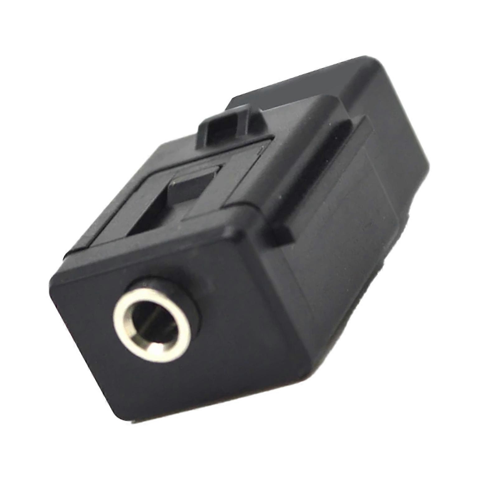 Universal Car Auxiliary Input Socket Connector ABS Material Stereo Port Suitable For Enhancing Sound Experience 5Q0035724 Multicolor