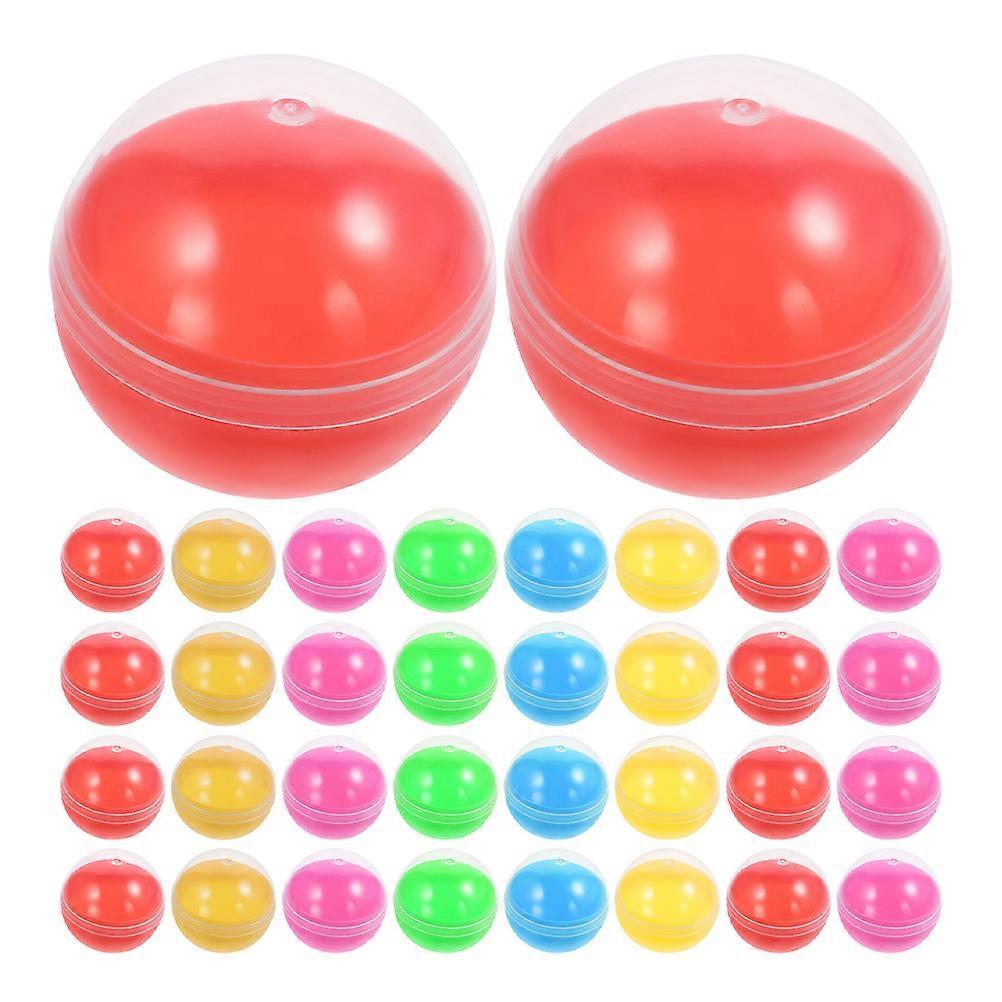 Vending Machine Capsules Empty Plastic Capsules for Kids 60Pcs Round Balls
