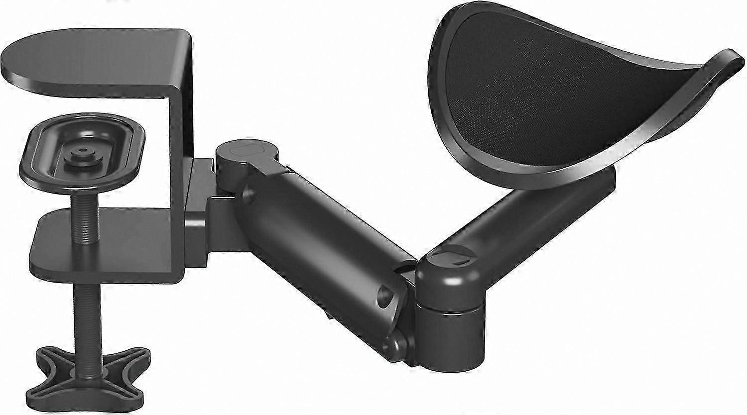 Adjustable Ergonomic Wrist Support, Rotating Arm Pad for Desk (Black), Retractable Design