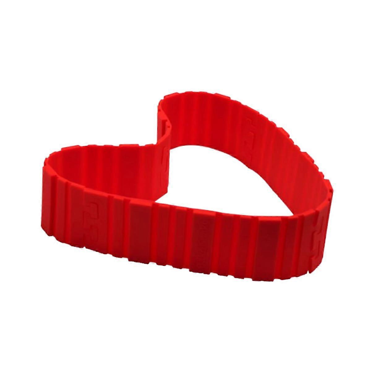 Silicone Cake Pans Set Heart Shape NonStick Baking Molds for Fondant Jelly Chocolate Red