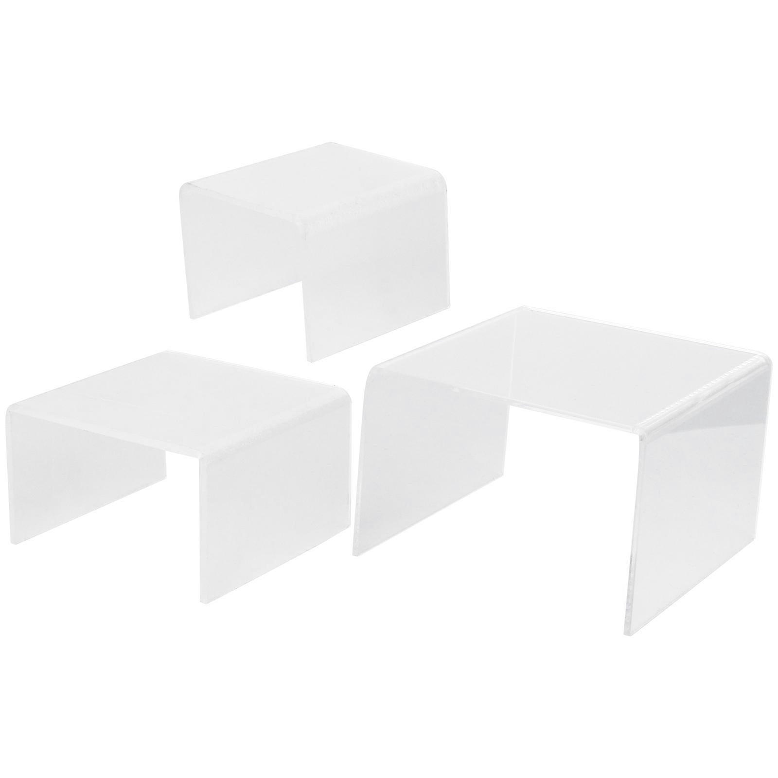 Shoe Storage Rack Acrylic Display for Home Use 6Pcs Transparent Set