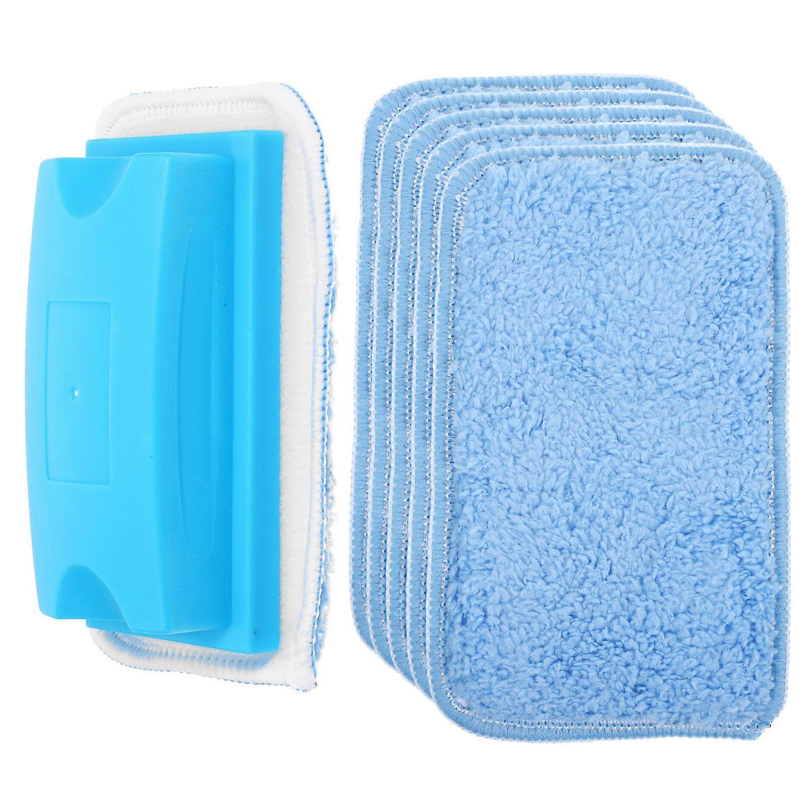 Whiteboard Eraser for Classroom Use Blue 1Set Dry Eraser Coral Fleece