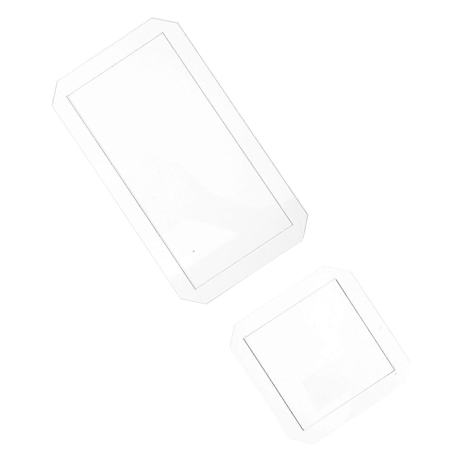 Acrylic Quilting Templates Transparent Quilting Templates for DIY Use 4Pcs