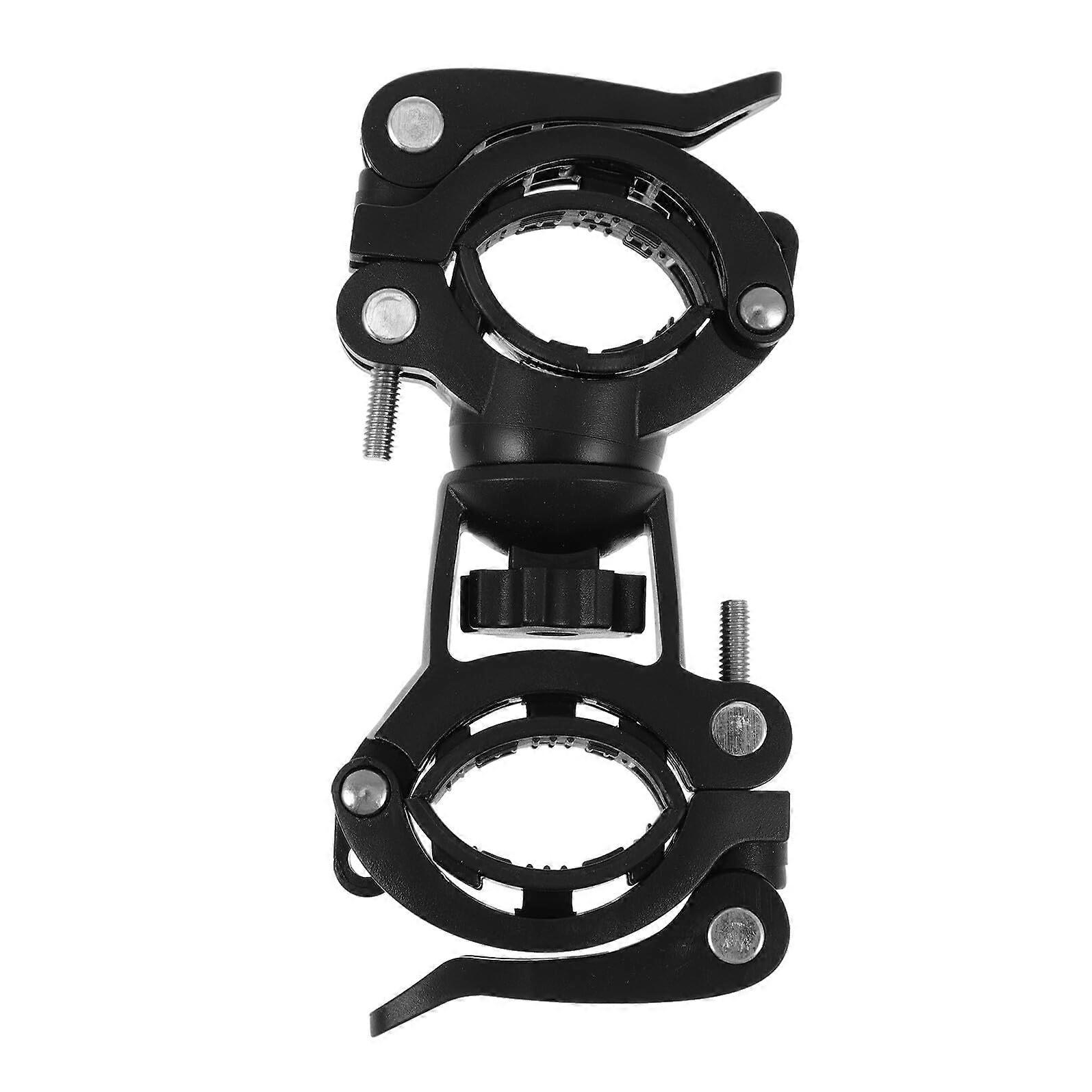 Bike Flashlight Holder with AntiSlip Grip Quick Release Bicycle Light Mount for Mountain Handlebar