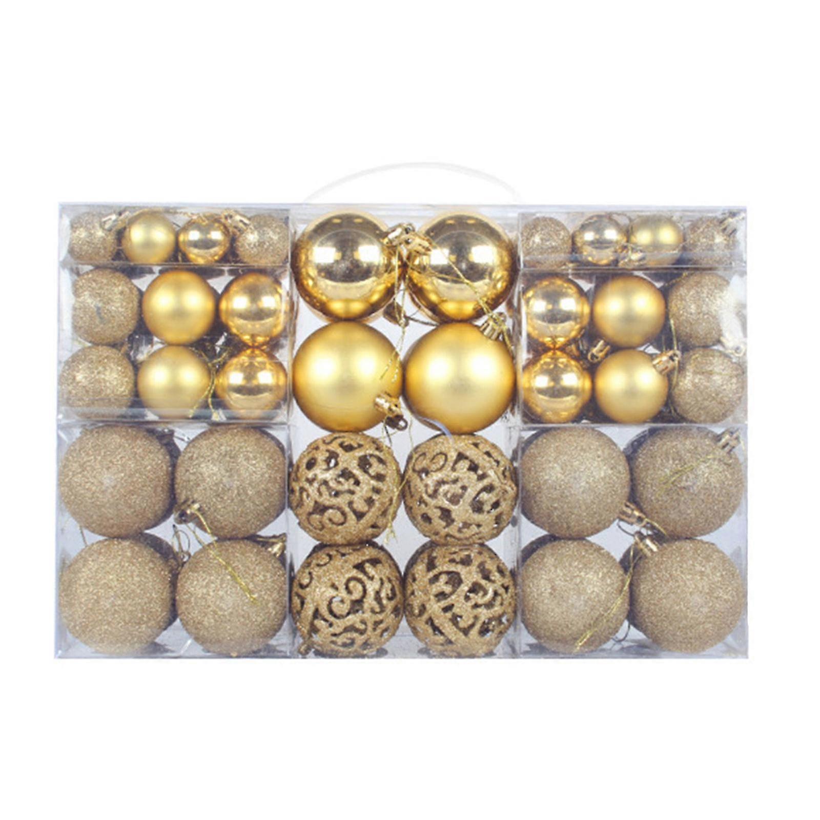 Christmas Ball Ornaments 100pcs Colorful Baubles for Hanging on Holiday Tree