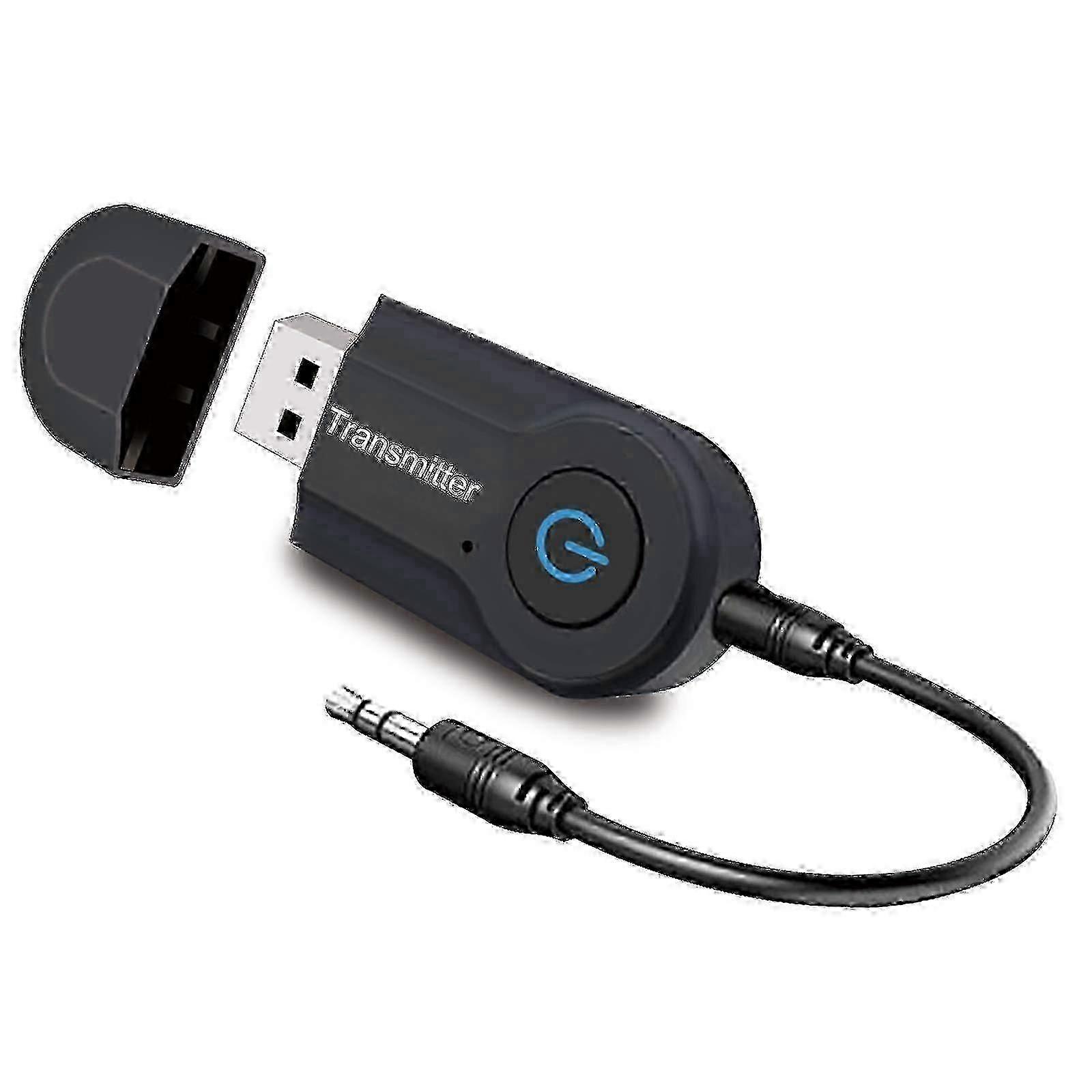 Bluetooth 5.0 Transmitter For 3.5mm Audio - Wireless Stereo Adapter With Usb-C Plug Play (Hi-Fi Sound)_cje6 -NEW