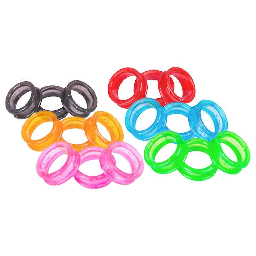 Scissors Finger Rings Silicone Finger Protector Rings for 18Pcs Scissors