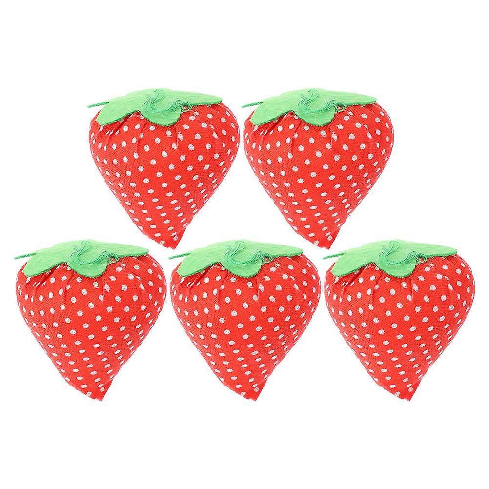 Pin Cushions Compact Design Safe Fixing For Diy Crafting Polyester Material 5Pcs