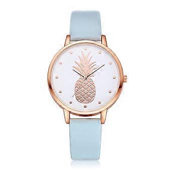 Relojes Quinlirra para mujer, de lujo, con correa de cuero, analógico, de cuarzo, redondo, reloj de pulsera, artículos esenciales de viaje de moda.