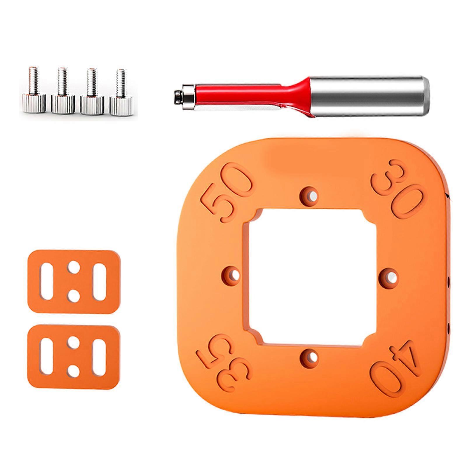 Portable Round Corner Template Locator with Clear Scale Marking for Accurate Woodworking Quick Consistent Edges Rounding Multicolor