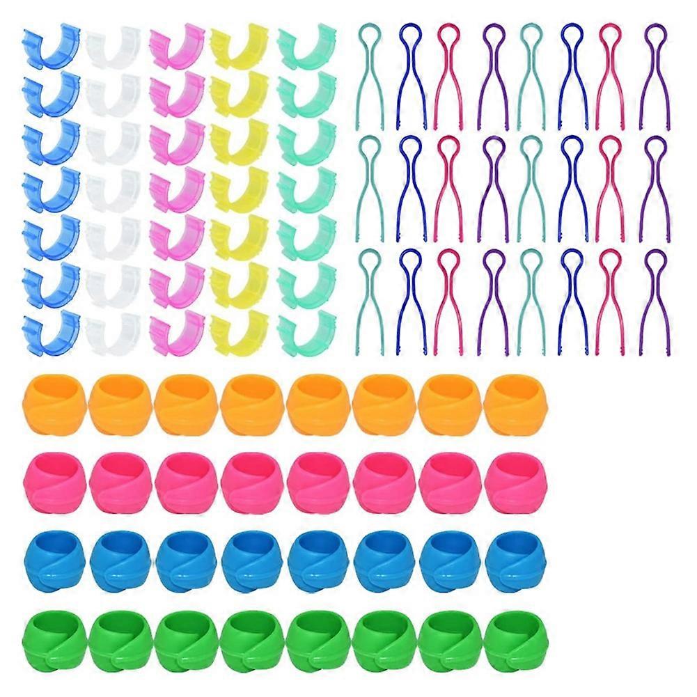 142Pcs Bobbin Thread Buddies Set Sewing Thread Spool Organizer Bobbin Holders Clips,Bobbin Thread Spool Huggers