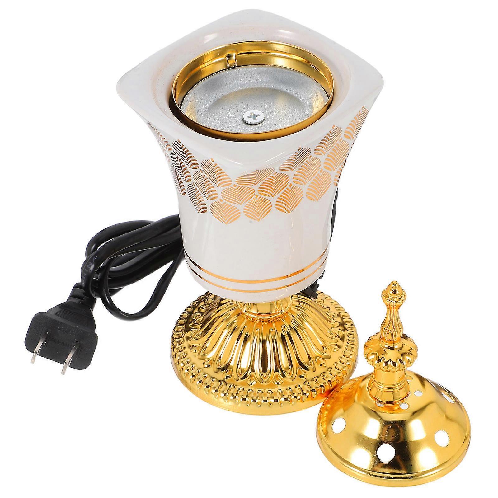 Mini Electric Ceramic Incense Burner for Office Aromatherapy