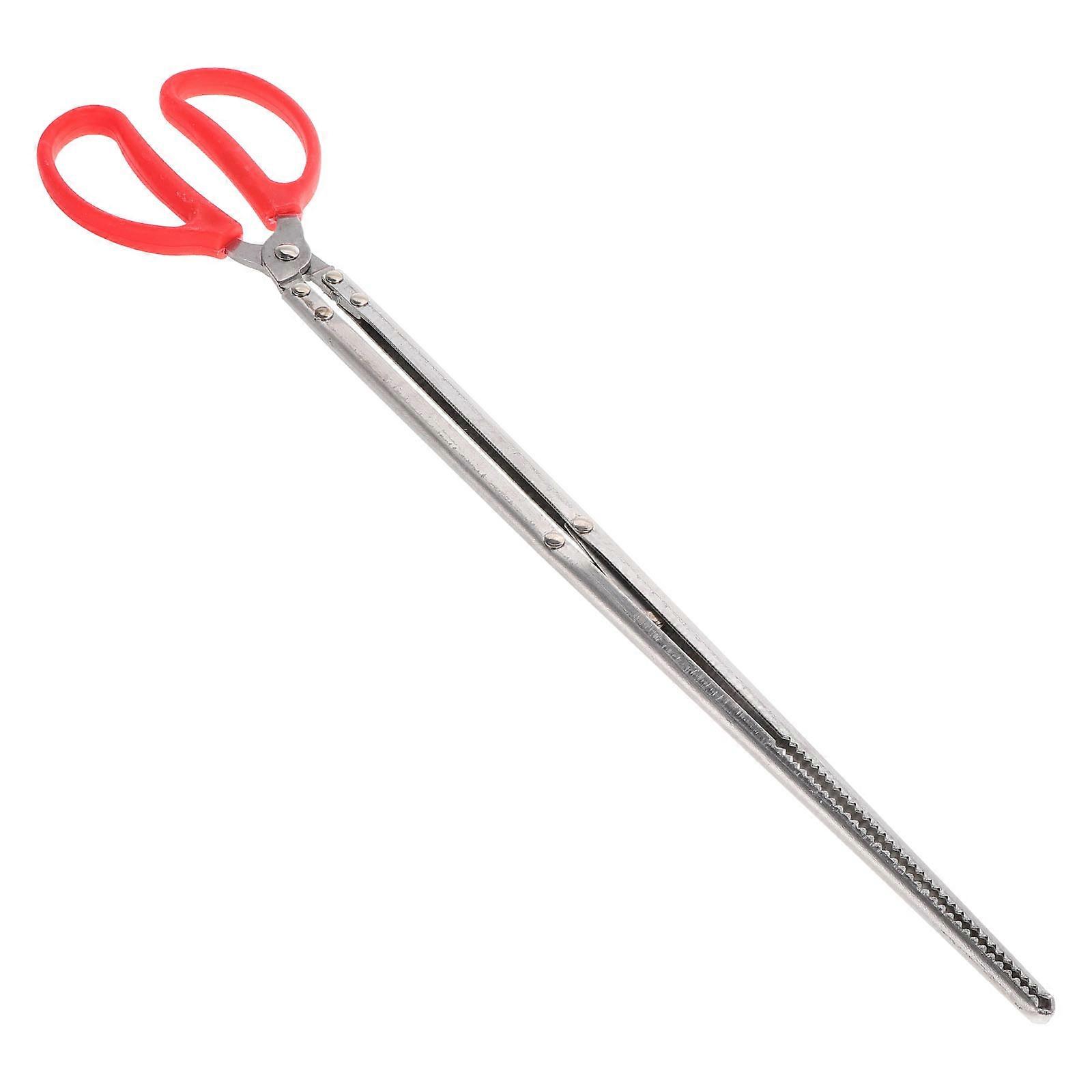 Outdoor Fire Pit Tools Charcoal Clamp for Bbq Use Camping Fire Tong