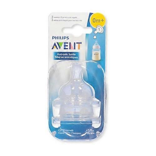 Philips Avent Anti Colic Clear Medium Flow, 2 Count / 1 Pack