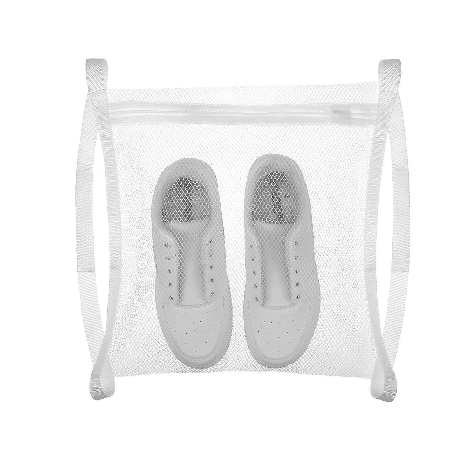 Sneaker Dryer Bag with Large Honeycomb Mesh, Secure Zipper, Fits Washer and Dryer, 15.7'x15.7'
