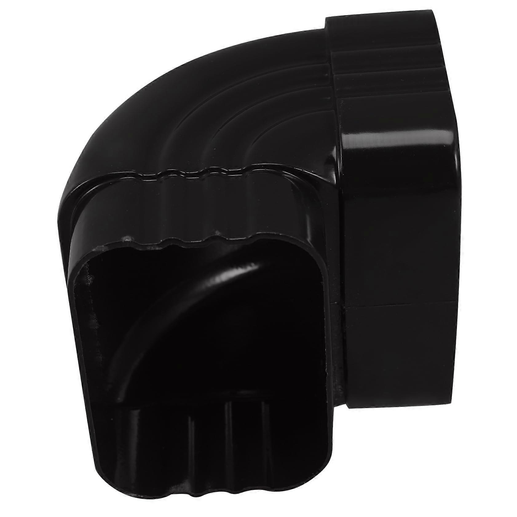 Rain Gutter Downspout Adapter 90 Degree Aluminium Alloy Elbow Connector for Drain System