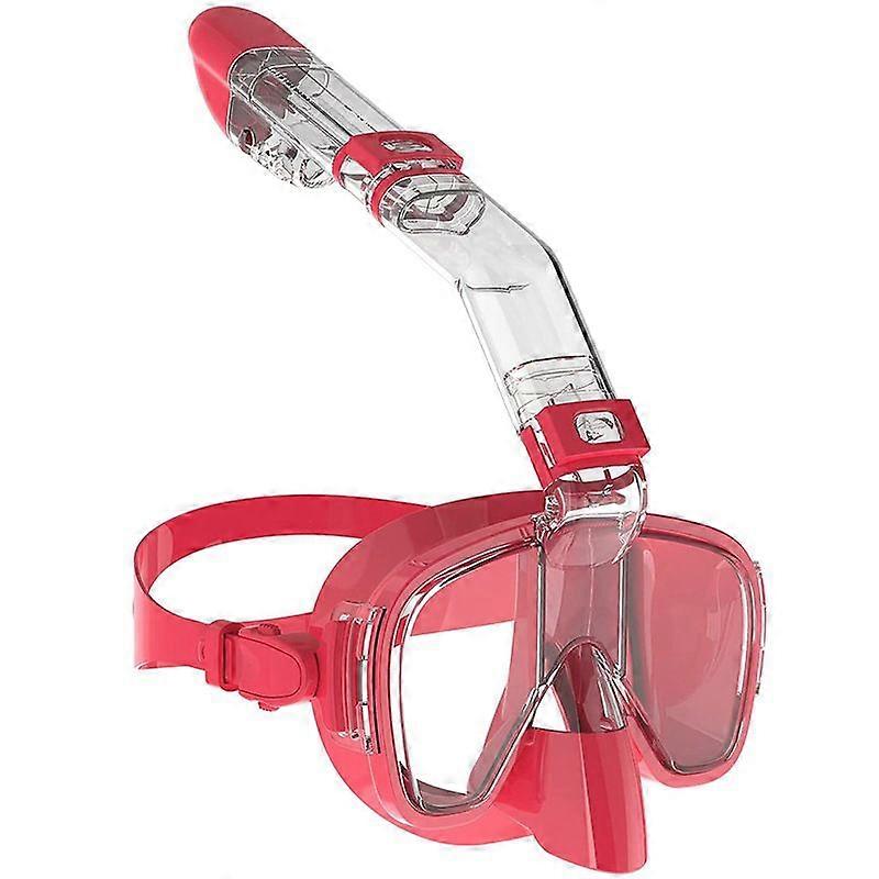 Snorkel Mask Foldable Diving Mask Set With Dry Top System And Camera Mount