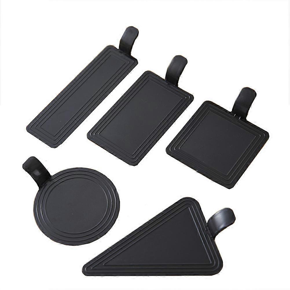 Black Plastic Cake Display Base for Holding Cake Up Suitable for Various Sizes 7.5x7.5cm