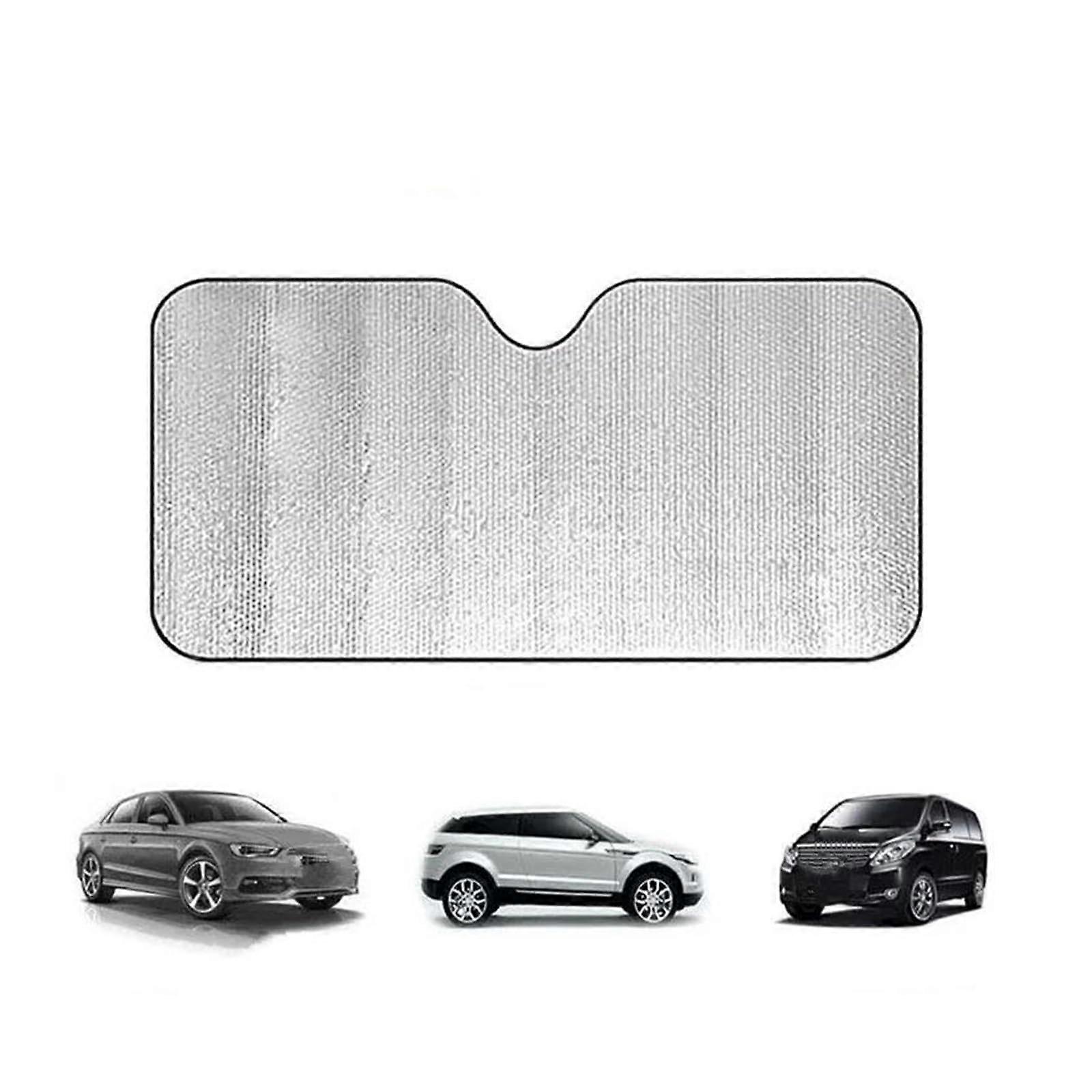 Car Sunshade Foldable Reflective Front Windshield Sun Shade UV Heat Blocking Thick Aluminum Foil