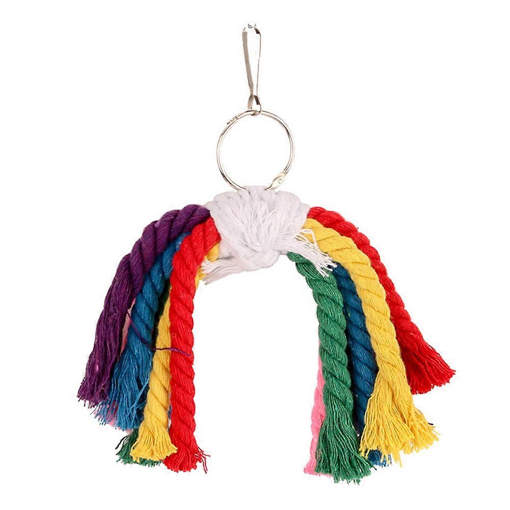 Parrot Cotton Rope Toy for Playing Creative Bird Cage Hanging String