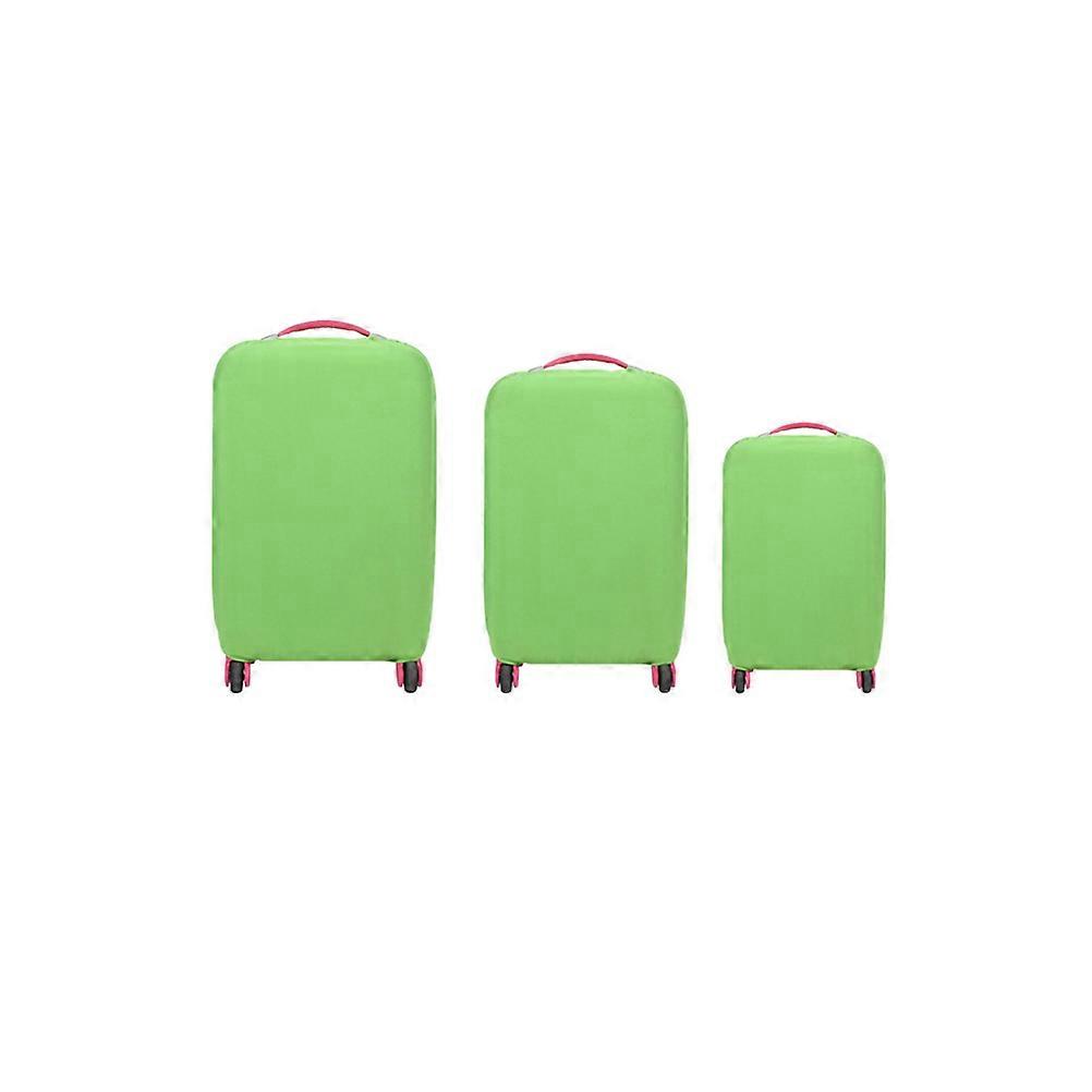 Capa protetora elástica verde para malas de viagem de 26 a 30 polegadas, à prova de poeira e resistente a arranhões.