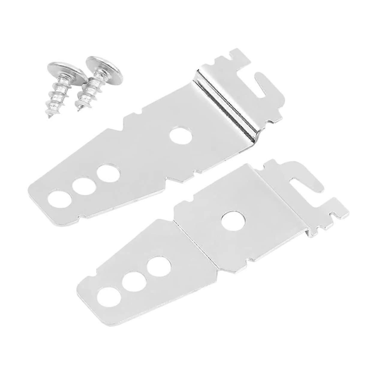 2pcs Universal Dishwasher Mounting Brackets Installation Kit, Rust Proof Durable Iron Clips