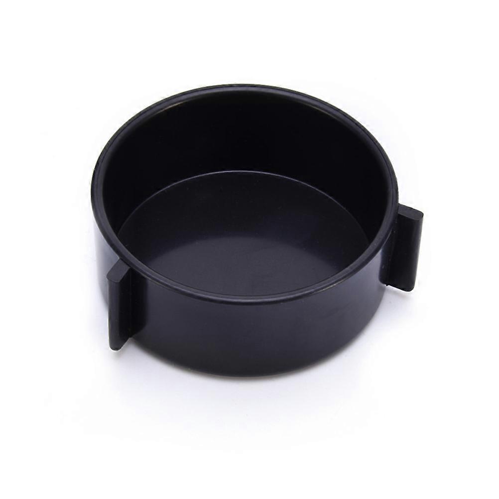 Reptile Feeding Container Plastic Bowl Durable Design 1Pcs Black