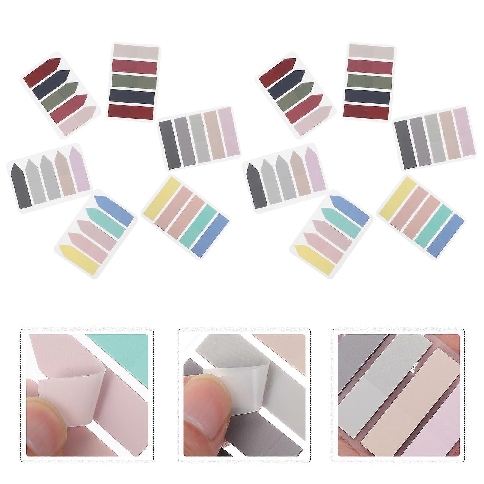Adhesive Notepads Paper for Home Use 12Pcs Memo Notes Stickers